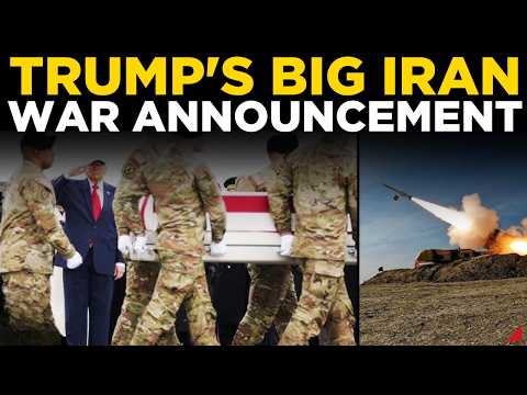 Donald Trump LIVE: Major Iran War Announcement | Trump AI Task Force Update | US News LIVE